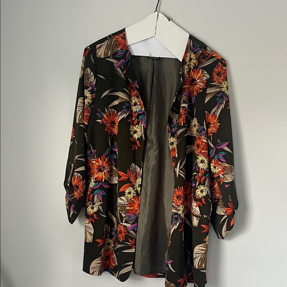 Floral Fall Blazer